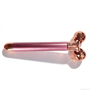 แท่งนวดหน้าโลหะผสมสังกะสี สีชมพู คุณภาพดีที่สุด - Product Image 5