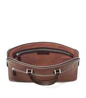 Sacoche pour ordinateur portable en cuir PU vintage, personnalisée, antichoc, durable, protectrice, sacoche portable pour ordinateur portable, sac de voyage pour ordinateur