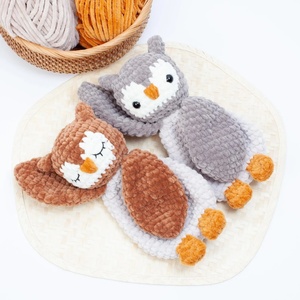 <span class=keywords><strong>Doudou</strong></span> animal en crochet, <span class=keywords><strong>hibou</strong></span> tricoté en peluche, pour le premier cadeau de bébé, 100% fait main, <span class=keywords><strong>doudou</strong></span> animaux en crochet pour bébé - Product Image 4