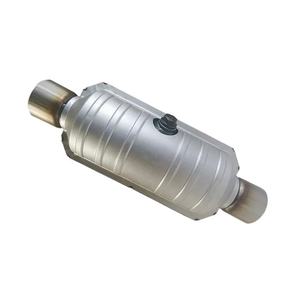 Kualitas tinggi 2 "2.5" 3 "Inci keramik bulat metalik tiga arah katalis EURO4 OBD Universal konverter katalis - Product Image 1