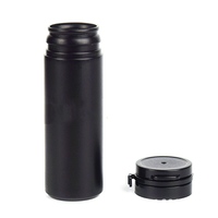 Capsules de pilules PE noir et blanc, bouteille de bonbons, gomme à mâcher, avec bouchon d'anneau de traction, 40 pièces, 50ml, 60ml, 80ml, 150ml, 200ml