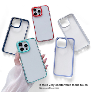 Trong suốt chống thả điện thoại trường hợp đối với <span class=keywords><strong>iPhone</strong></span> 13 14 15 16 Pro Max tùy chỉnh <span class=keywords><strong>TPU</strong></span> trường hợp điện thoại - Product Image 5