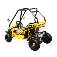 Kandi, kart à pédales tout-terrain à essence à deux places, 110 cm3, 4 temps, transmission par chaîne, pour enfants, buggy des dunes