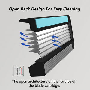 Kustom Sekali Pakai Enam Pisau Buka Kembali Pisau Cukur Wajah Pencukur Rambut untuk Wanita - Product Image 5