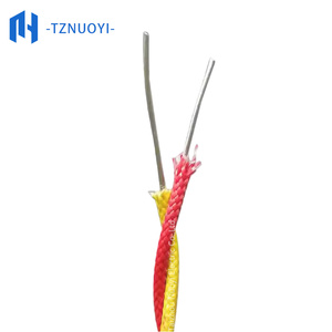 Fil de thermocouple de type K isolé FEP, à âme solide torsadée, jaune-rouge, <span class=keywords><strong>code</strong></span> <span class=keywords><strong>couleur</strong></span> ANSI 2x0,71 mm, pour machine industrielle PWHT - Product Image 2