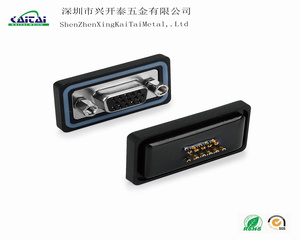 <span class=keywords><strong>D</strong></span> <span class=keywords><strong>Sub</strong></span> Conector ổ cắm 15pin db15pin không thấm nước DB15 Nam Nữ nối <span class=keywords><strong>IP67</strong></span> DB9 15 25 37pinwaterproof cắm mạ vàng chân - Product Image 3