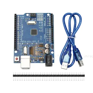 Hoge Kwaliteit R3 Atmeg 328P Ch340 Verbeterde Versie Smd Ch 340G Mcu Ontwikkeling Board Met Kabel