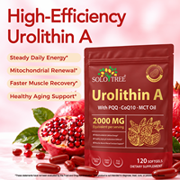 SOLOTREE 2000mg Urolithin A en gélules souples avec CoQ10 PQQ Trans-Resvératrol pour soutenir l'énergie, les mitochondries et les antioxydants