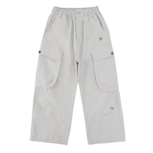 Spot personnalisé en gros garçons saison automne et hiver tube droit <span class=keywords><strong>pantalon</strong></span> <span class=keywords><strong>cargo</strong></span> polyvalent à la mode pour enfants - Product Image 4