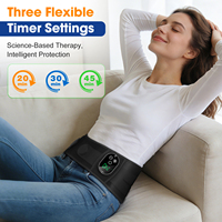 Ceinture chauffante portable sans fil pour les hanches, rechargeable par USB, compresse chaude vibrante, masseur de la taille et des hanches