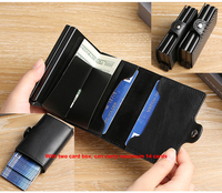 Dompet Kartu Pria Anti RFID Dompet Kartu Kulit Pria untuk Kartu Bisnis