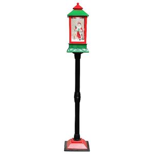 <span class=keywords><strong>Farola</strong></span> Navideña con Luces LED, Nieve y Música para Decoración Festiva - Product Image 5