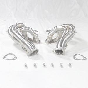 Collecteur d'échappement haute performance en acier inoxydable 304 4,0 L pour Porsche <span class=keywords><strong>718</strong></span> Cayman/Boxster <span class=keywords><strong>GTS</strong></span> GT4 Spyder <span class=keywords><strong>2020</strong></span>+ avec bouclier thermique - Product Image 3