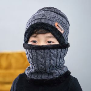 New Arrival Korean-Style Winter Knitted Hat Scarf Combo for Children Trendy Winter Accessories - Product Image 2