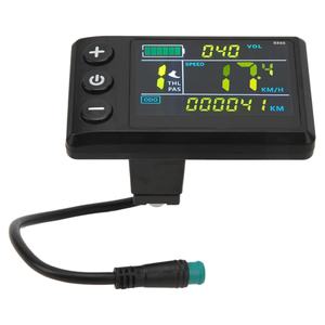 BAIJIA CS866 5 pines 24V/36V/48V Velocímetro con Pantalla LCD TFT para Bicicleta Eléctrica con Motor sin Escobillas, Repuestos para Bicicletas Eléctricas - Product Image 1