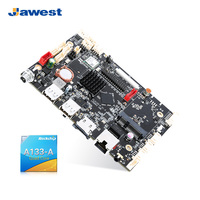 Carte mère industrielle A133 Quad-Core Cortex-A53, décodage 4K, large plage de tension 12-36V, sans ventilateur, pour contrôle industriel