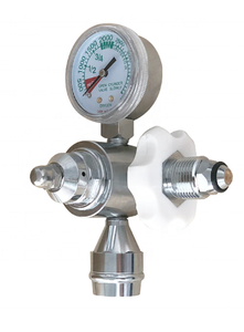 Tıbbi boğa burun oksijen regülatörü Schrader vana ile - Product Image 3