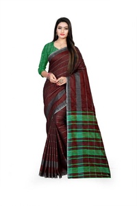 Ropa étnica Kanchipuram Seda Saree Ropa de fiesta - Product Image 2