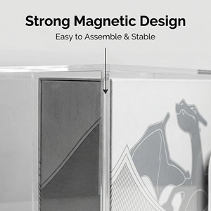 Étui de protection en acrylique anti-UV à aimants puissants pour collection Super Premium Prismatic Evolutions SPC - Product Image 3
