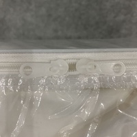 Sac d'emballage imprimé personnalisé, grand sac en plastique à fermeture éclair pour literie couette