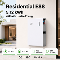 Pack de batteries au lithium empilables CFE-WL-5 5 kWh pour système de stockage d'énergie domestique hybride, solaire et hors réseau
