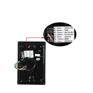 Lector de Tarjetas de Control de Acceso RFID de Doble Frecuencia 125khz y 13.56mhz 12V RS232 Hex <span class=keywords><strong>ASCII</strong></span> Raw Card ID - Product Image 2