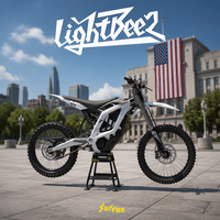 En stock, moto électrique tout-terrain Surron Light Bee 2 24 kW 78,54 V 45 Ah, batterie puissante