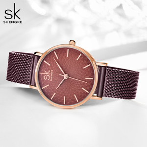 SK K0006 <span class=keywords><strong>orologio</strong></span> da polso al quarzo di lusso da <span class=keywords><strong>donna</strong></span> con <span class=keywords><strong>cinturino</strong></span> superiore in pelle o <span class=keywords><strong>acciaio</strong></span> impermeabile Moq 1 <span class=keywords><strong>orologio</strong></span> da polso da <span class=keywords><strong>donna</strong></span> - Product Image 6