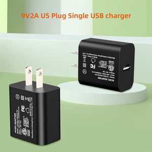 Adaptateur d'alimentation USB-A LVIXANGYUAN 9V 2A 18W <span class=keywords><strong>avec</strong></span> prise US, approuvé FCC ETL, <span class=keywords><strong>avec</strong></span> protection OTP pour caméra <span class=keywords><strong>espion</strong></span> et sécurité domestique - Product Image 2