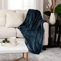 Couverture polaire douce et confortable en polyester recyclé, unie ou à motifs, personnalisable pour toutes les saisons, idéale pour la décoration intérieure (OEM & ODM)