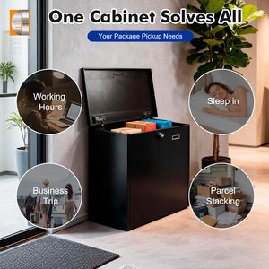 Oem & odm סיטונאי פלדה מודרני תיבת דואר חיצונית דלת עם מנעול עמיד למים עבור משלוח חבילה גדולה - Product Image 2