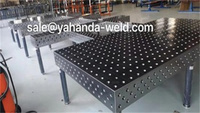 Nouvelle table de soudage universelle 3D en acier, plateforme de fabrication légère multifonctionnelle, taille personnalisée, établi portable