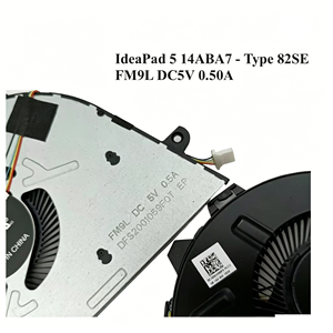 พัดลมระบายความร้อนสำหรับแล็ปท็อปสำหรับ <span class=keywords><strong>Lenovo</strong></span> <span class=keywords><strong>IdeaPad</strong></span> <span class=keywords><strong>5</strong></span> <span class=keywords><strong>14ABA7</strong></span> 82SE <span class=keywords><strong>5</strong></span>-14ALC05 14ARE05 82LM 81YM คอมพิวเตอร์คูลเลอร์หม้อน้ำ 5F10S13993 5F10Y88575 - Product Image 4