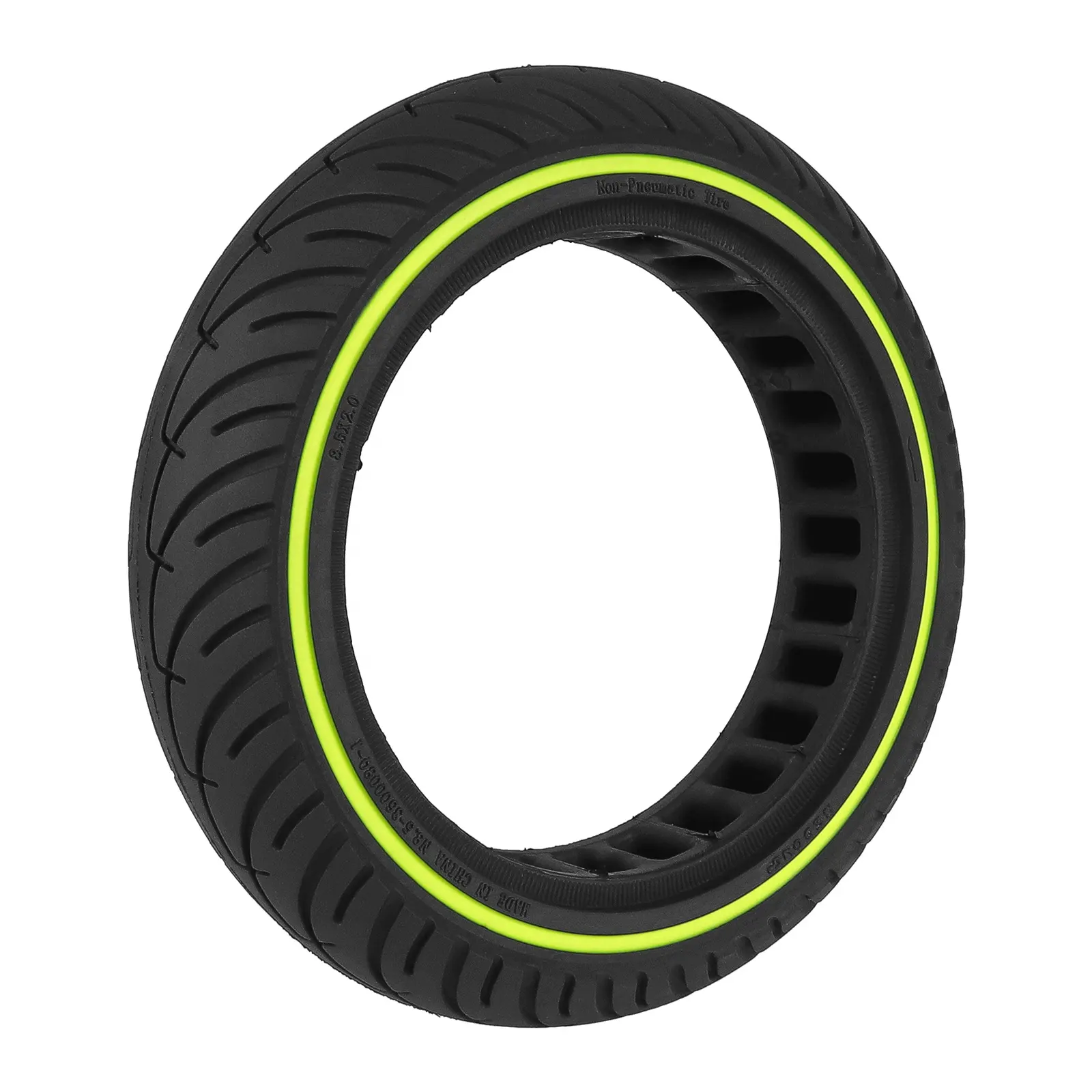 8.5 inch Solid Tire With Fluorescent Green Circle for Xiaomi M365 Pro 1s Electric Scooter 8.5x2.0 Line Honeycomb Airless Tyre