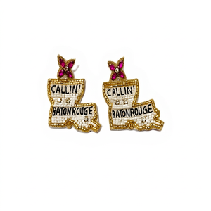 AP CURATED COUTURE Latest Seed Beaded Crystal Rhinestone Customized Dangle <b>Earrings</b> Girls <b>Women</b>-Anniversary Collection Custom - Product Image 1