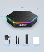 QUNSHI T95Z Plus 4gb 32GB 64gb Android Tv Box 12.0 Smart TVBox H618 2.4G/5Ghz Wifi HDR 4K 6K 2GB 16GB T95ZPLUS lecteur multimédia ensemble
