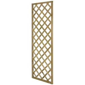 ตะแกรงรูปสี่เหลี่ยมผืนผ้าสำหรับสวน ทำจากไม้เคลือบ ขนาด 60x180 ซม. - Product Image 1