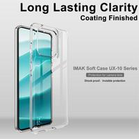 Pour Motorola Edge 60 Fusion 5G Imak UX-10 Series Coque de téléphone transparente antichoc en TPU (Transparente)