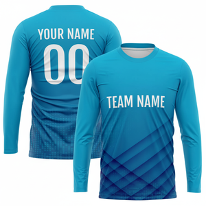 เสื้อแขนยาวพิมพ์ลายบอกซ์เซลิเมชันตามสั่งขายส่งขายส่งจำนวนมาก - Product Image 1