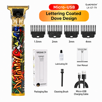 Máquina Cortapelos Eléctrica Recargable T9 Graffiti para Hombres, Afeitadora Inalámbrica para Calvos, a Batería, para Uso Doméstico