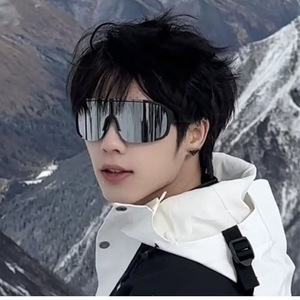 Explosions Mountaineering Sports <b>Sunglasses</b> Integrated <b>Large</b> Frame Cycling Windproof Goggles Ski Goggles Driving UV-proof - Product Image 1