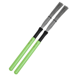 Vente flash Accessoires de batterie de jazz Baguettes en acier inoxydable métalliques Premium Baguettes de batterie en acier carbone couleur érable <span class=keywords><strong>Brosse</strong></span> - Product Image 6
