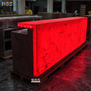 Comptoir en pierre translucide, design luxueux en onyx, pour hôtel, restaurant, club et bar <span class=keywords><strong>lounge</strong></span> - Product Image 1