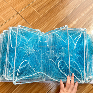 Personalizzazione Disponibile. Nassa per Gamberi in Nylon PE Durevole 21cm*32cm*27cm, Facile da Piegare e da Lanciare, per Cattura e Rilascio. - Product Image 5