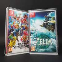 Vitrine de jeu vidéo en acrylique pour PS3 PS4 PS5 SNES N64 GameBoy Box Protector Clear Hard Game Storage Case