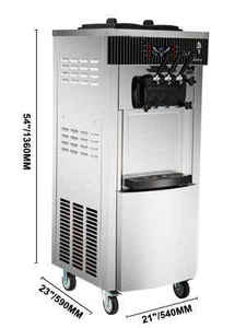 Stainless Steel Structure Softy <b>Ice</b> <b>Maker</b> Machine Commercial <b>Ice</b> Machine Best Selling <b>Ice</b> Freezer Machine 3-flavor Yogurt - Product Image 4