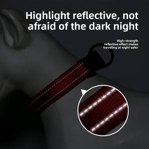 Verstellbares großes kleines Nylon-Halsband für den Golden <span class=keywords><strong>Retriever</strong></span> Atmungsaktives Sandwich Gepolsterte grenz überschreitende Direkt versorgung für Hunde - Product Image 4