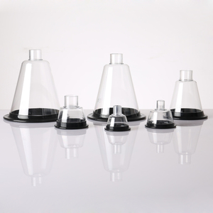 Canack VM-1 Eco-vriendelijke, eenmalig te gebruiken, transparante siliconen PVC kegelvormige anesthesiemasker voor dieren (honden & katten) - Product Image 6