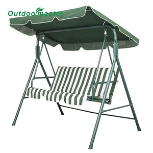 <strong>Garden</strong> 3 Seat Hammock Cushioned <strong>Swing</strong> Chair Outdoor <strong>Bench</strong> Seat with Canopy Patio <strong>Swings</strong> - Product Image 1