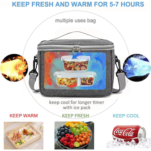 Boîte à <span class=keywords><strong>lunch</strong></span> avec sac pour adultes jolies femmes sac à <span class=keywords><strong>lunch</strong></span> sac à <span class=keywords><strong>lunch</strong></span> plus bols - Product Image 2